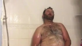 Anal squirt preview in shower 