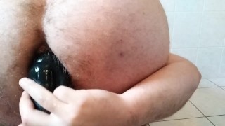 Use cum as lub for gape