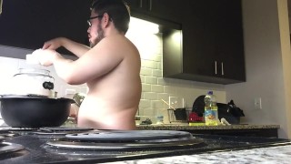 Baking With Cub Episode 1: Oatmeal Raisin Cookies and Fucked Multiple Times