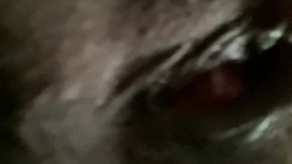 Real CLOSE UP pussy play with MOANING