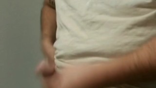 Solo Male Masturbates 