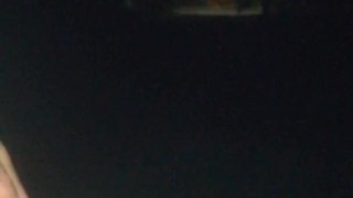 Just a quick piss in the park at night - uncut