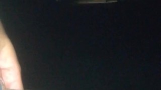 Just a quick piss in the park at night - uncut