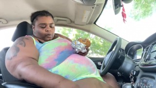 Ssbbw Stuffed Belly Stuffed N Car