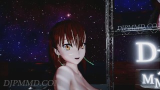 MMD R18 Misaka Ver5.6 - Twice - I Can't Stop Me Beach Stage 1296