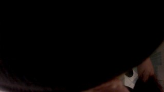 FPOV quickie blow job, cum in mouth