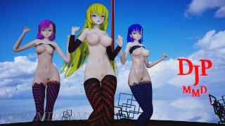 MMDR18 Misaki and Misaka - Sistar - Shake It - Black Stage 01 Fixed 1310