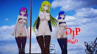 MMDR18 Misaki and Misaka - Sistar - Shake It - Black Stage 01 Fixed 1310
