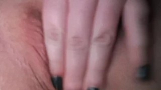 sliding my fingers in my wet pussy
