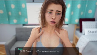 27 - Milfy City - V0.6e - Part 27 - First blowjob from my stepsister, she swallows all (dubbing)