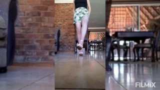 Foot shaking in shorts