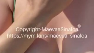 Maevaa Sinaloa - Me fais baisée et prend du sperme sur le visage au milieu d’une route avec voyeurs