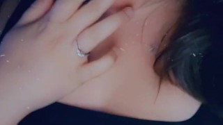 Playing with my nipples
