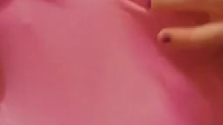 Undressing BBW & showing you my fat pussy from the back 
