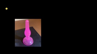 アナルプラグに騎乗位で挑戦！キツマン&敏感すぎて足ガクガク