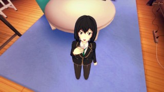 POV fucking Kanade Sakurada and cumming in her ass - Castle Town Dandelion Hentai.