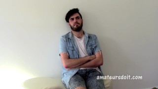 Mitch Aussie Bear Cub Gets Himself Off In His Leather Harness & Monster Cock Dildo