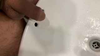 Pee in the sink 