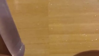 ⭐︎潮吹きオナニー, キツマンコで追い出されるディルド,Squirting masturbation, Tight pussy
