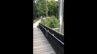 Nasty blowjob in a public place - Tonny and Mia