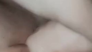 Fucking myself with my dildo 