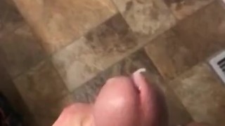 Max POV with his Monster White Cock HUGE CUMSHOT