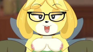 Island Secretary - Isabelle Tinkerbell Outfit - Gameplay