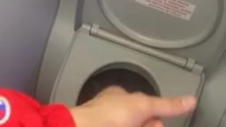 First time on a plane so I had to beat my dickk 