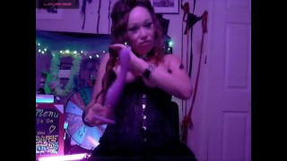 KittySoGood21 gives blowjob tease and hand job tease to fan on cam