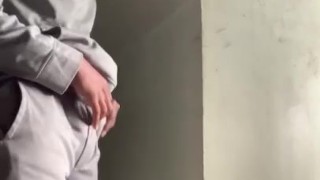 Str8 Guy Jerks-off till he Nuts at Construction Site pt.2(Cumshot)