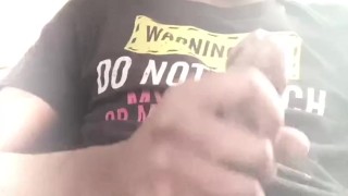 Woke up needing a good nut *BBC masturbation/cum*