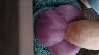 Papa Bear rips snowballs tailhole