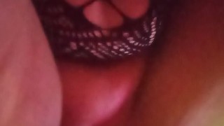 Amazing view of Sexy MILF as she rides her Huge Dildo , pov style