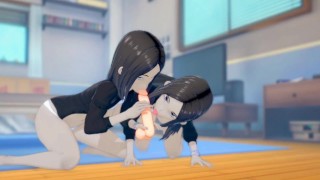two Sam assistants for one cumshot [3d hentai uncensored]