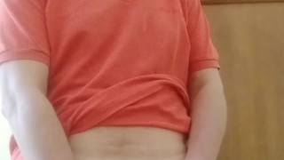 STRIPTEASE & TWO Loud ORGASMS (#Heavenhandjob)