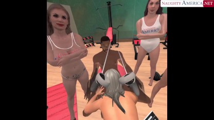 When three pornstars watched me have a VR threesome with BBC