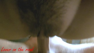Airbnb host gets lucky and fucks 18yo Chinese PETITE guest - pulsating orgasm - Lover on the road