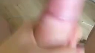 Straight Guy Jerking off Quiet Moaning