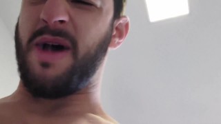 YOUR COCKY STRAIGHT BRO EXPOSING HIS BIG UNCUT MUSKY COCK