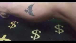 bb oiled calf muscles