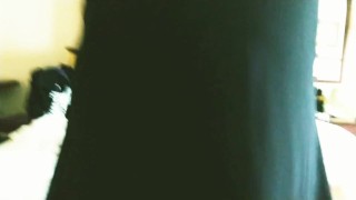 Used Wife returns from hotel party w/ cum pouring from her pussy- slow mo