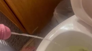 Pissing so hard