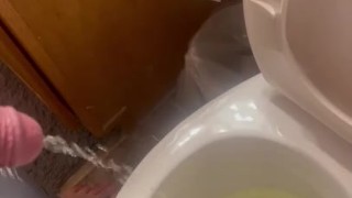 Pissing so hard