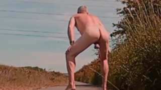 Strip on a cycle track