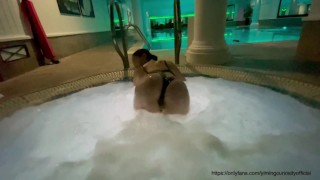 Date YimingCuriosity 004 - Take Slutty Asian Girlfriend to Spa -Bikini Jacuzzi Big Ass Chinese Teen