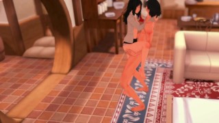 Attack on Titan | Pieck Finger и Eren Yeager [3d hentai uncensored]