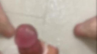 朝風呂で泡オナニーしてしまいました。
