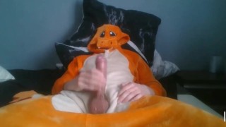 A Wild Charmander Masturbate and Cum!