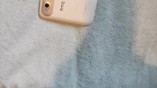 Pissing on a phone!!! 😜💦