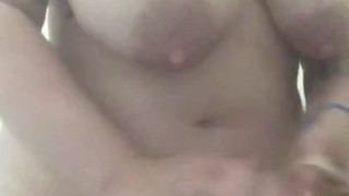 Milkymama pumps tits in front of roommate